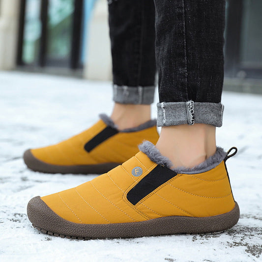Large Size Waterproof Warm Cotton Snow Boots Lovers Shoes