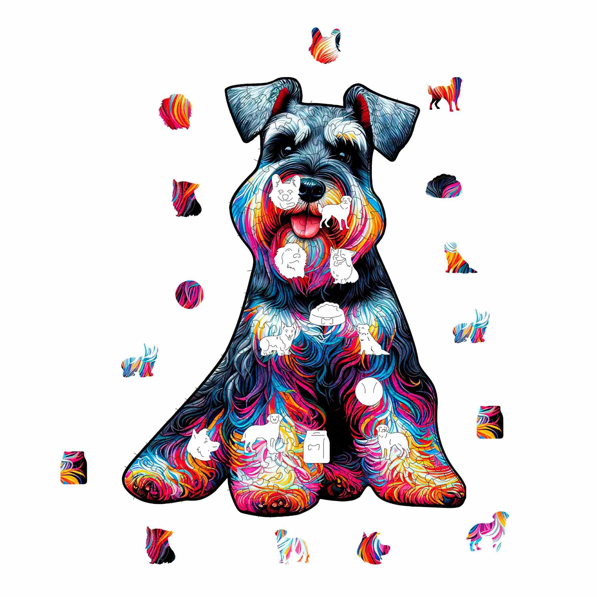 Miniature Schnauzer Dog - Jigsaw Puzzle