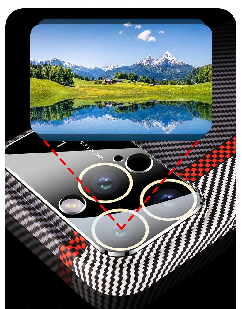 WINDOW MIRROR CARBON FIBER CASE