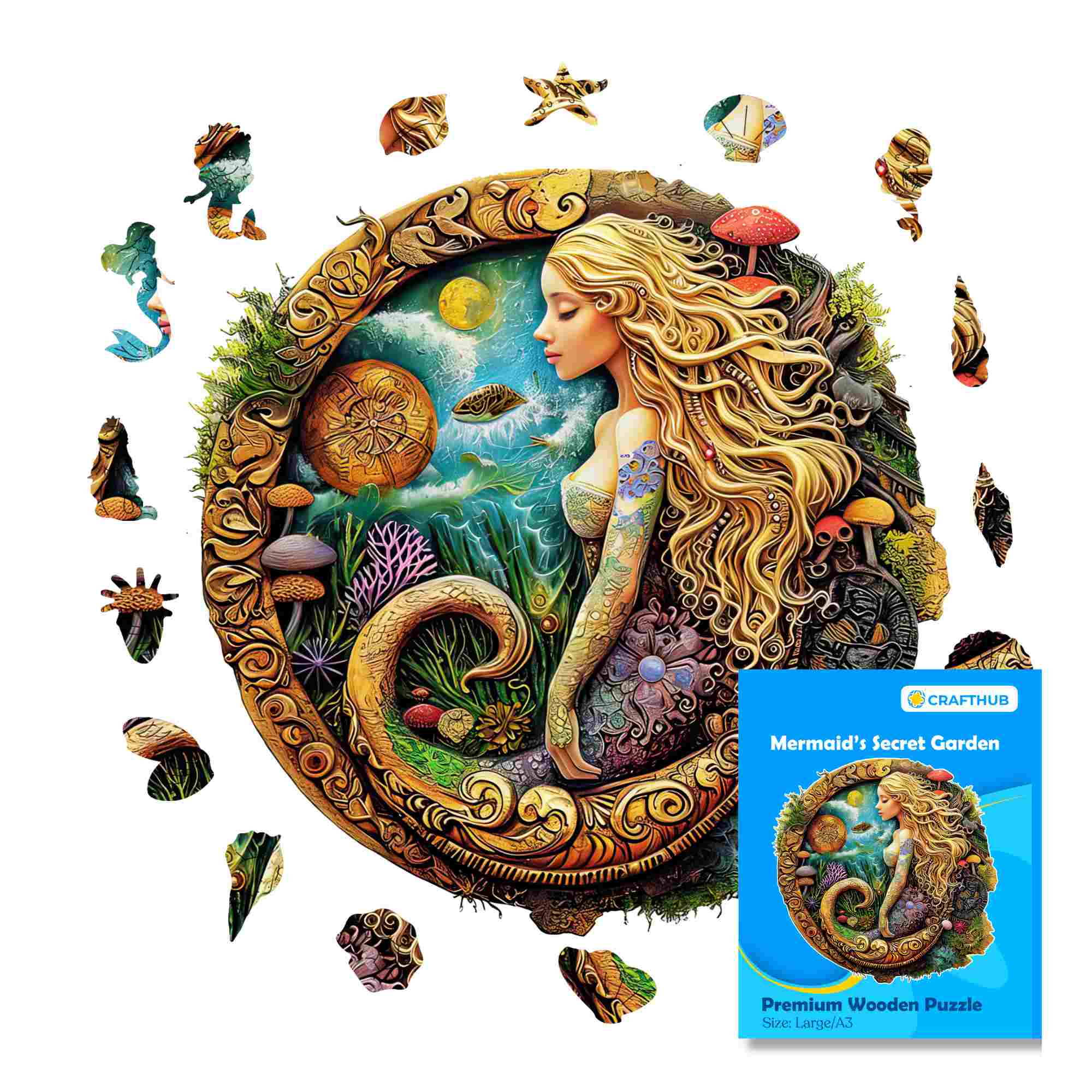 Mermaid’s Secret Garden - Jigsaw Puzzle