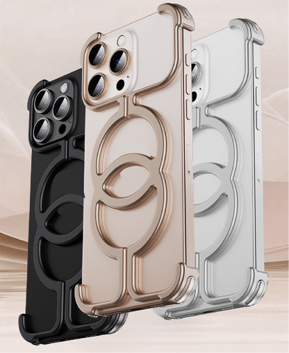 Personalized Chanel Magnetic Metal Mobile Phone Case