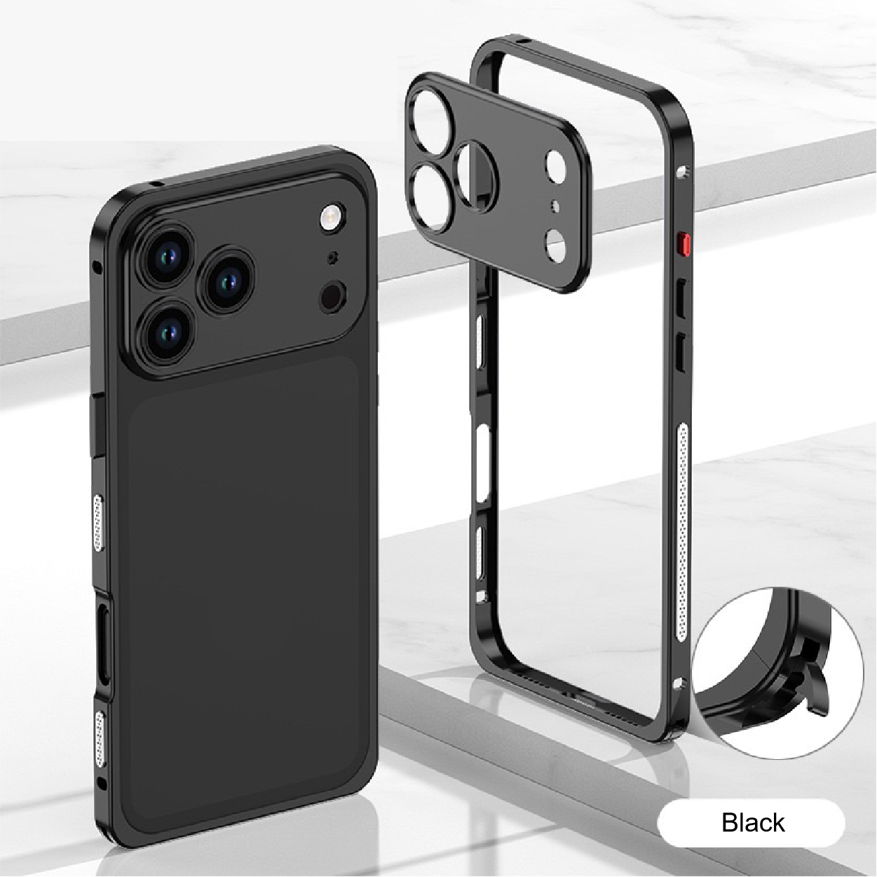 Premium Metal Frame Heat Dissipation Phone Case