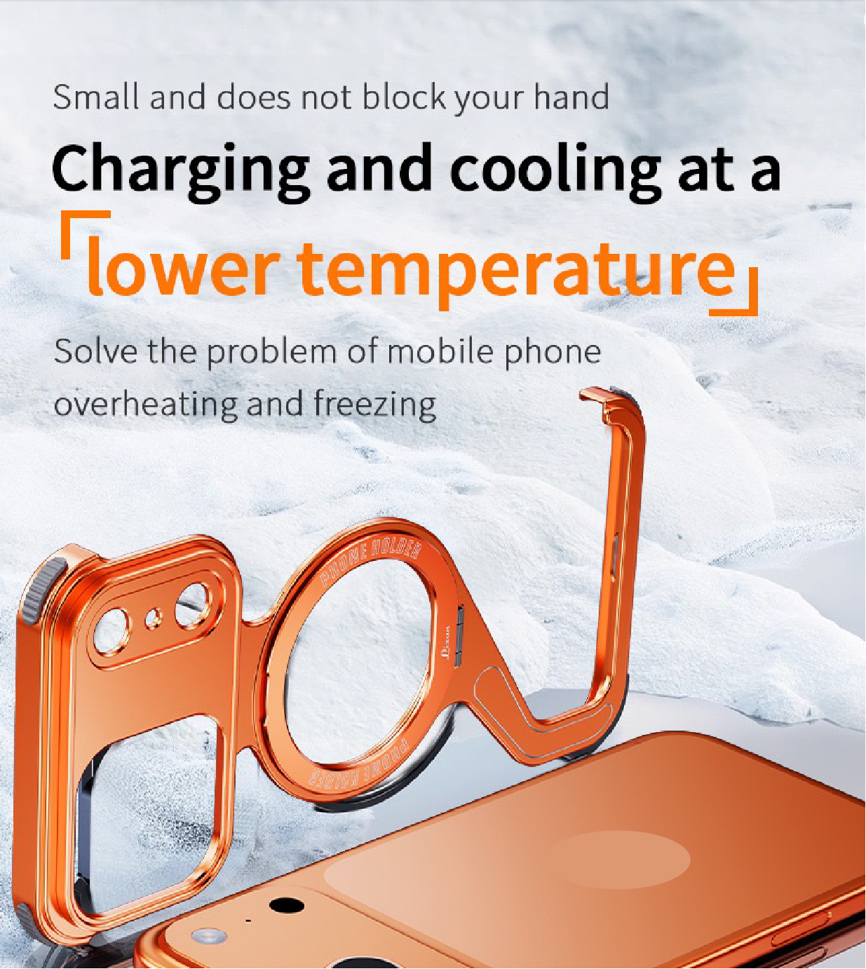 New Z-shaped Metal Magnetic Phone Case