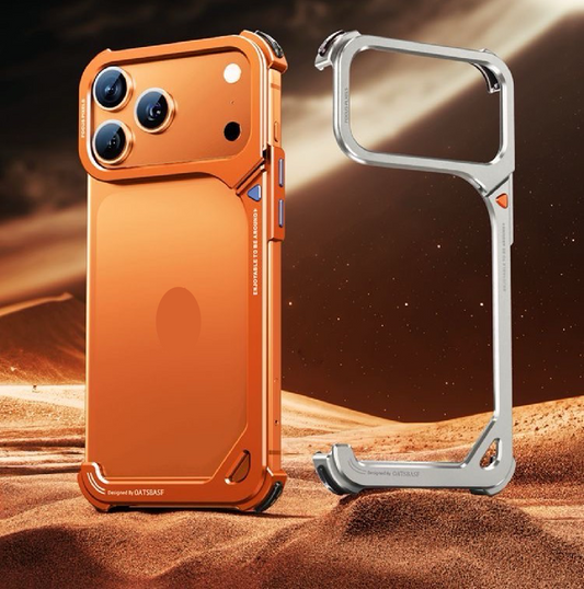 G-Shaped Metal Frame Bracket Anti-fall Mobile Phone Case