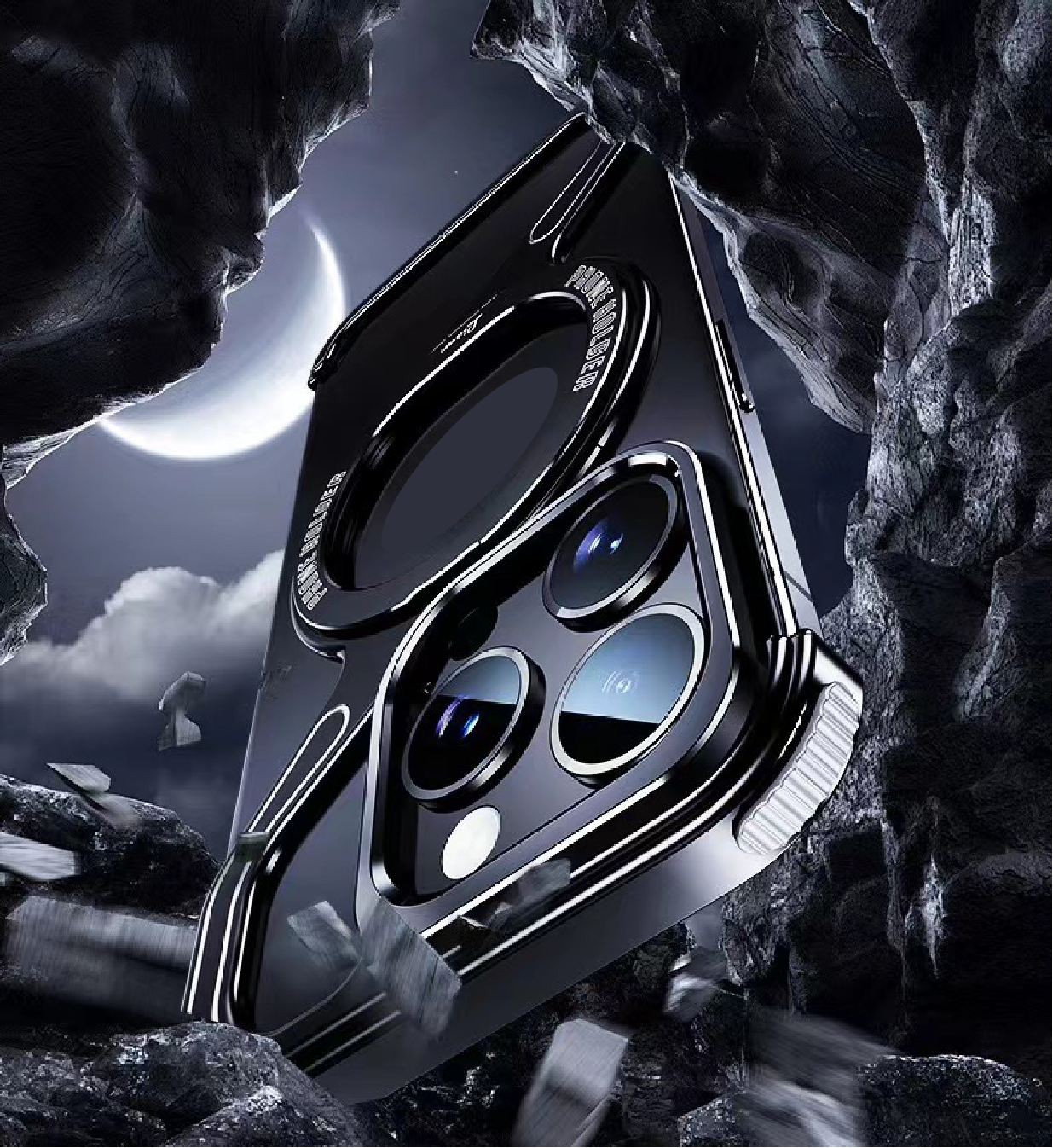 New Z-shaped Metal Magnetic Phone Case