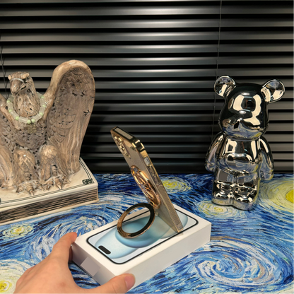 Heat Dissipation Gyro Rotating Magnetic Bracket Phone Case