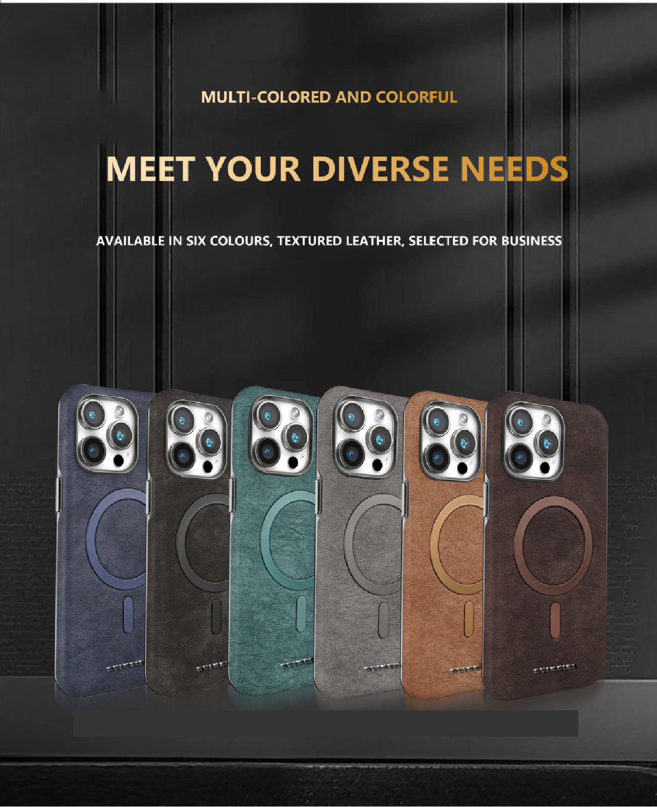 New Business Suede Magnetic Phone Case