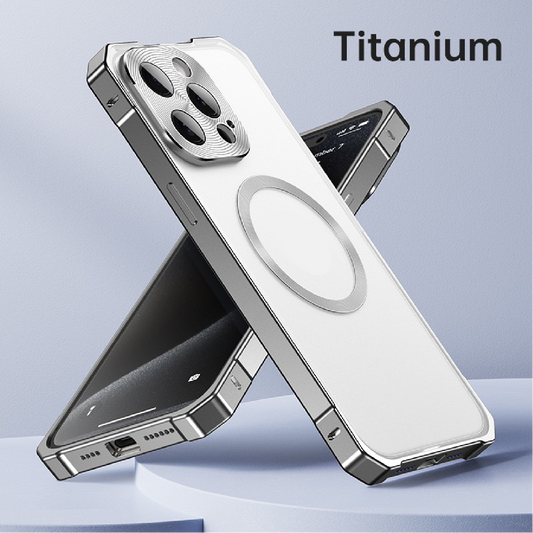 Magnetic Alloy Frame Mobile Phone Case