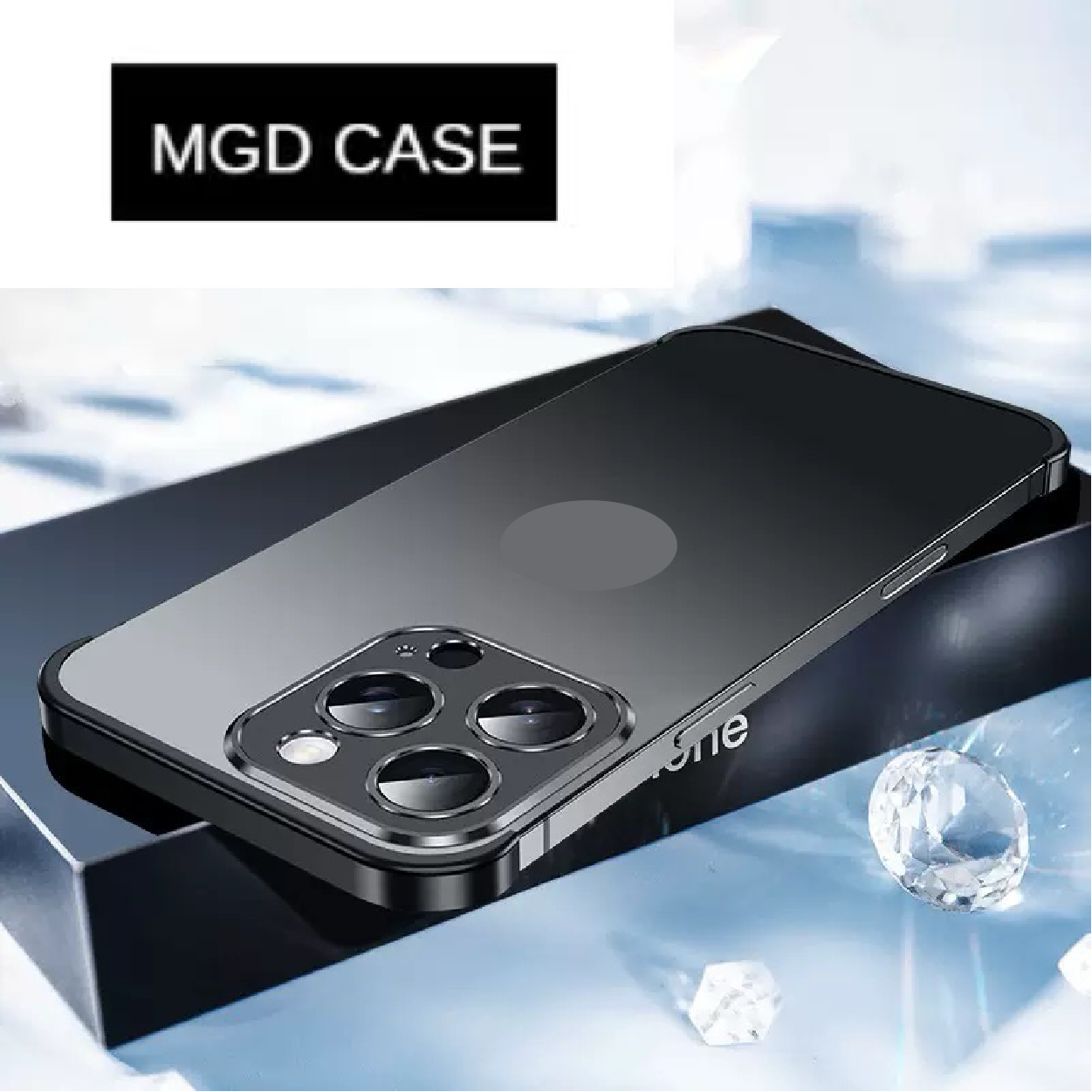 Customized Metal Frameless Lens Protection Phone Case