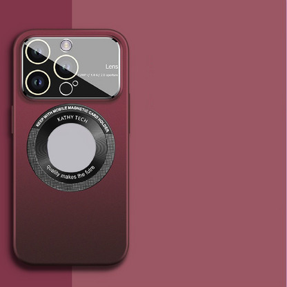 Large Window Lens Protection Magnetic Phone Case