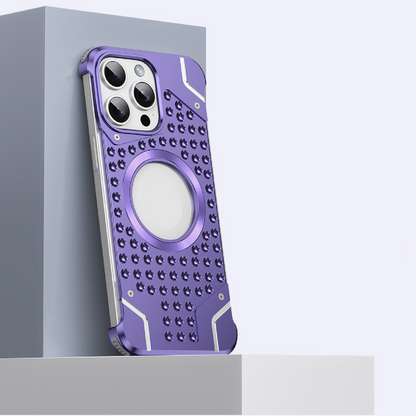 Metal Magnetic Frameless Armor Phone Case