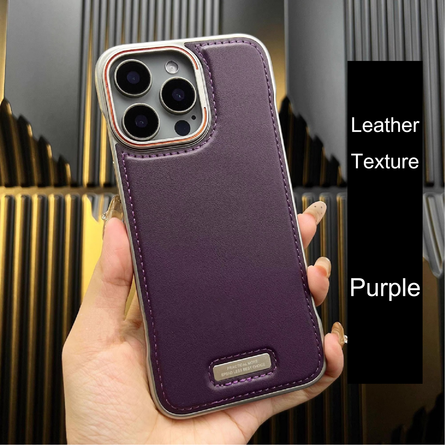 Frameless Leather Magnetic Phone Case