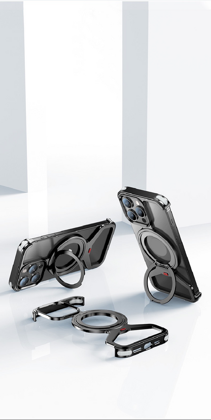 Personalized Metal Frameless Anti-fall Snap Buckle Magnetic Mobile Phone Case