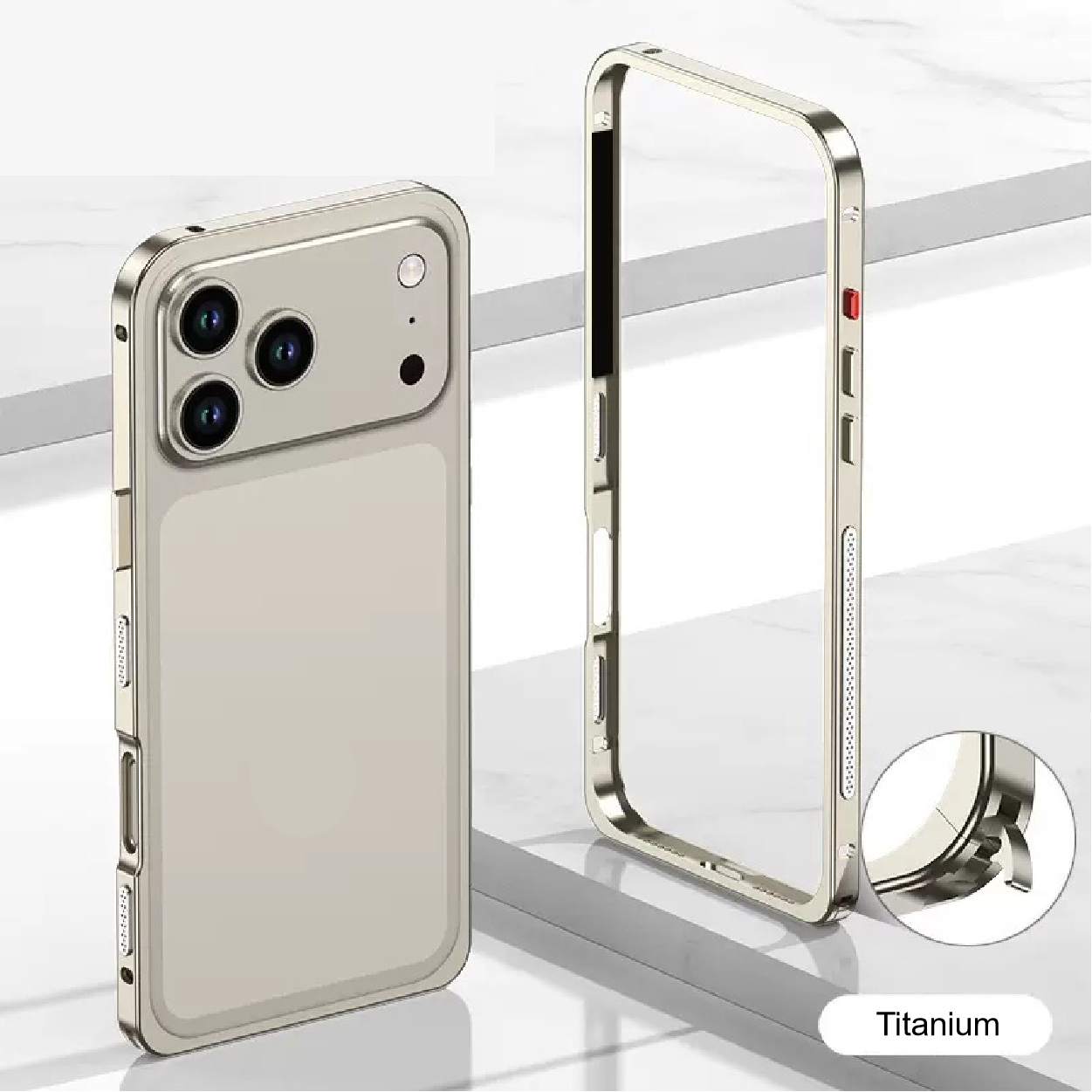 Premium Metal Frame Heat Dissipation Phone Case