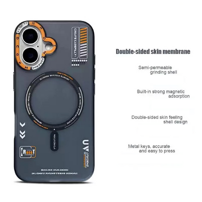 Tech Style Magnetic Frosted Phone Case