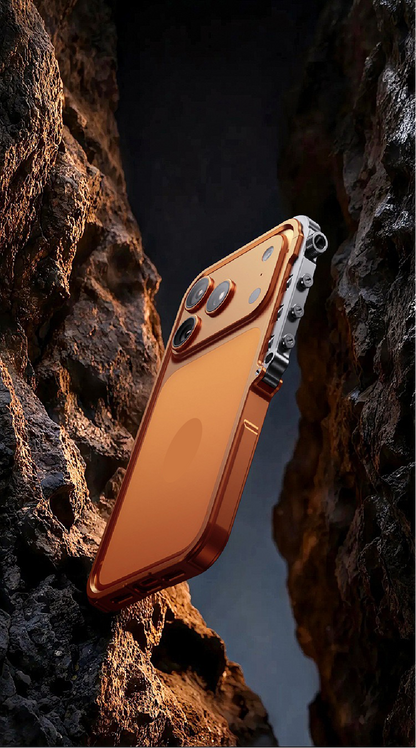 Punk Style Mechanical Arm Metal Phone Case