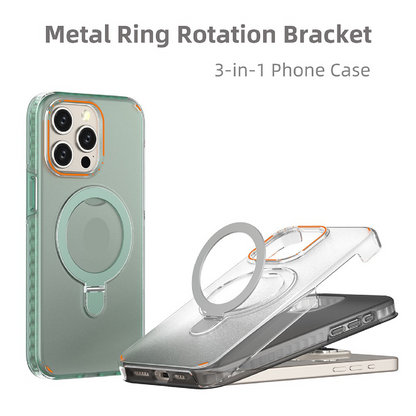 New Colorful Magnetic Bracket Phone Case
