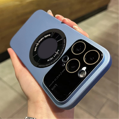 Large Window Lens Protection Magnetic Phone Case