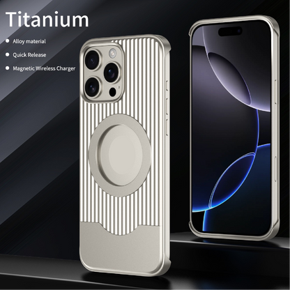 Luggage Style Telescopic Bracket Metal Magnetic Phone Case