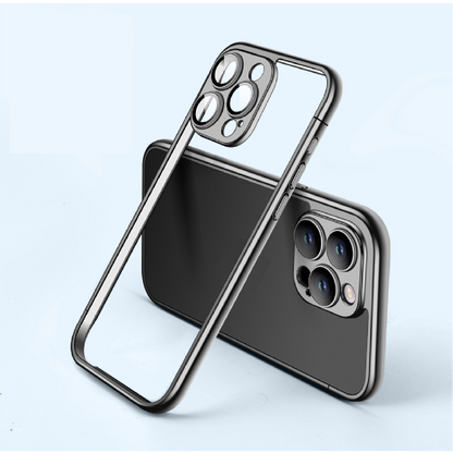 Matte Electroplated Frame Phone Case
