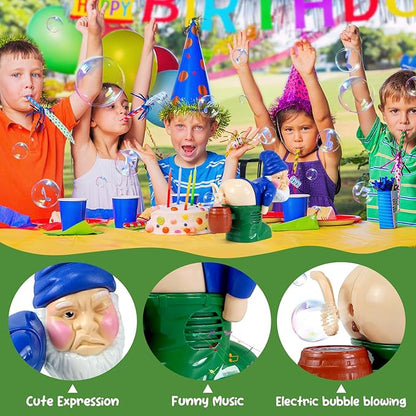 🎅🎁 Santa Claus Bubble Machine – Funny Farting Santa Toy with Lights, Music & Bubbles