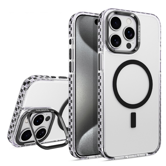 Magnetic Colorful Spot Lens Bracket Phone Case