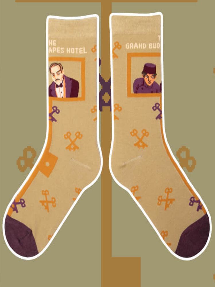 Cartoon Pattern Mid-Calf Socks
