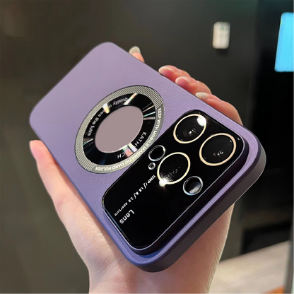 Large Window Lens Protection Magnetic Phone Case