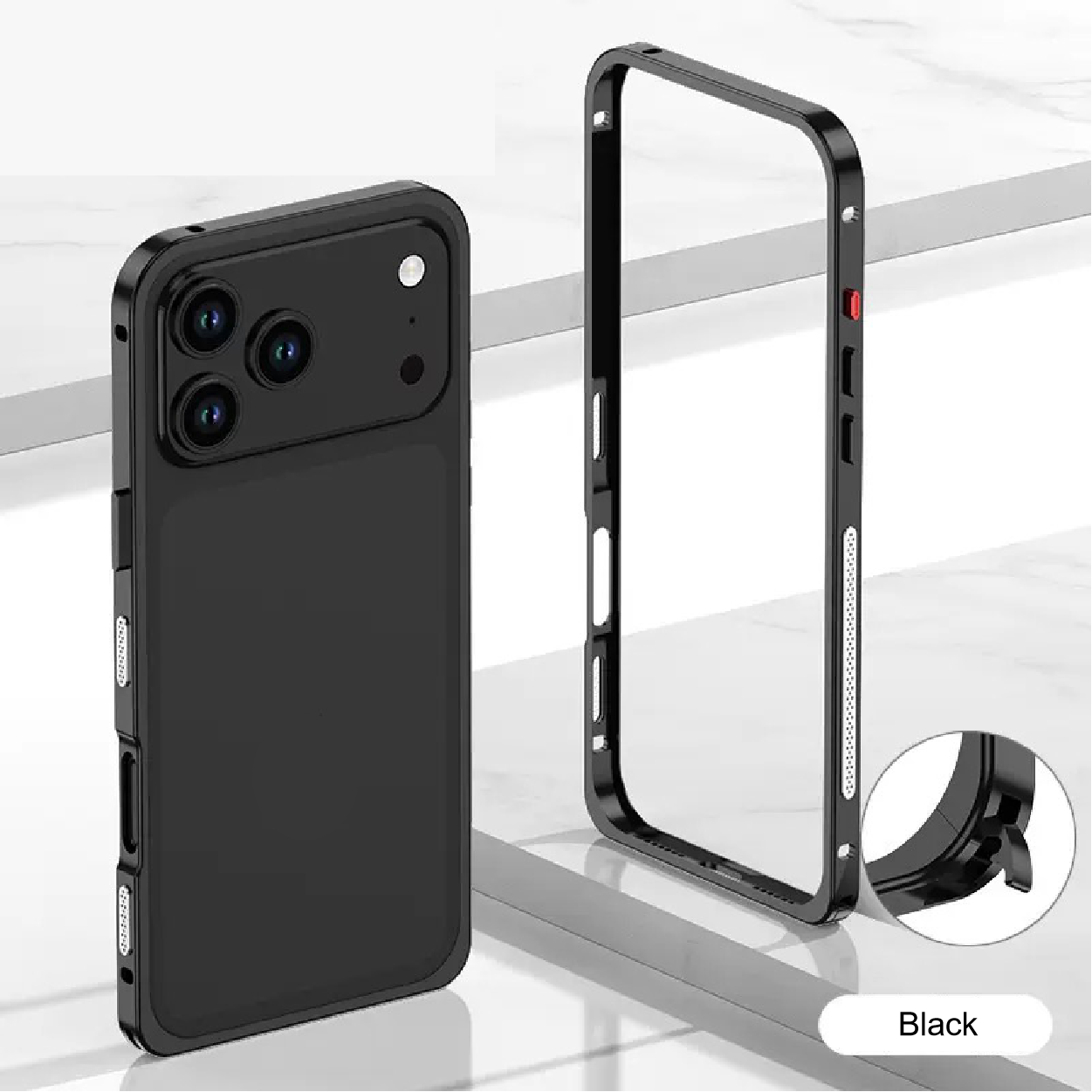 Premium Metal Frame Heat Dissipation Phone Case