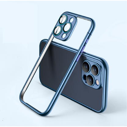 Matte Electroplated Frame Phone Case