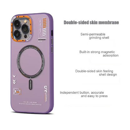 Tech Style Magnetic Frosted Phone Case