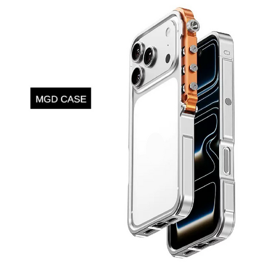 Punk Style Mechanical Arm Metal Phone Case