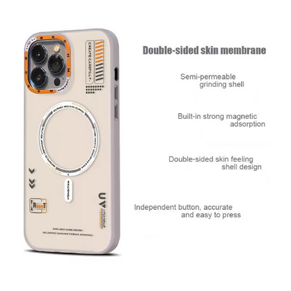 Tech Style Magnetic Frosted Phone Case