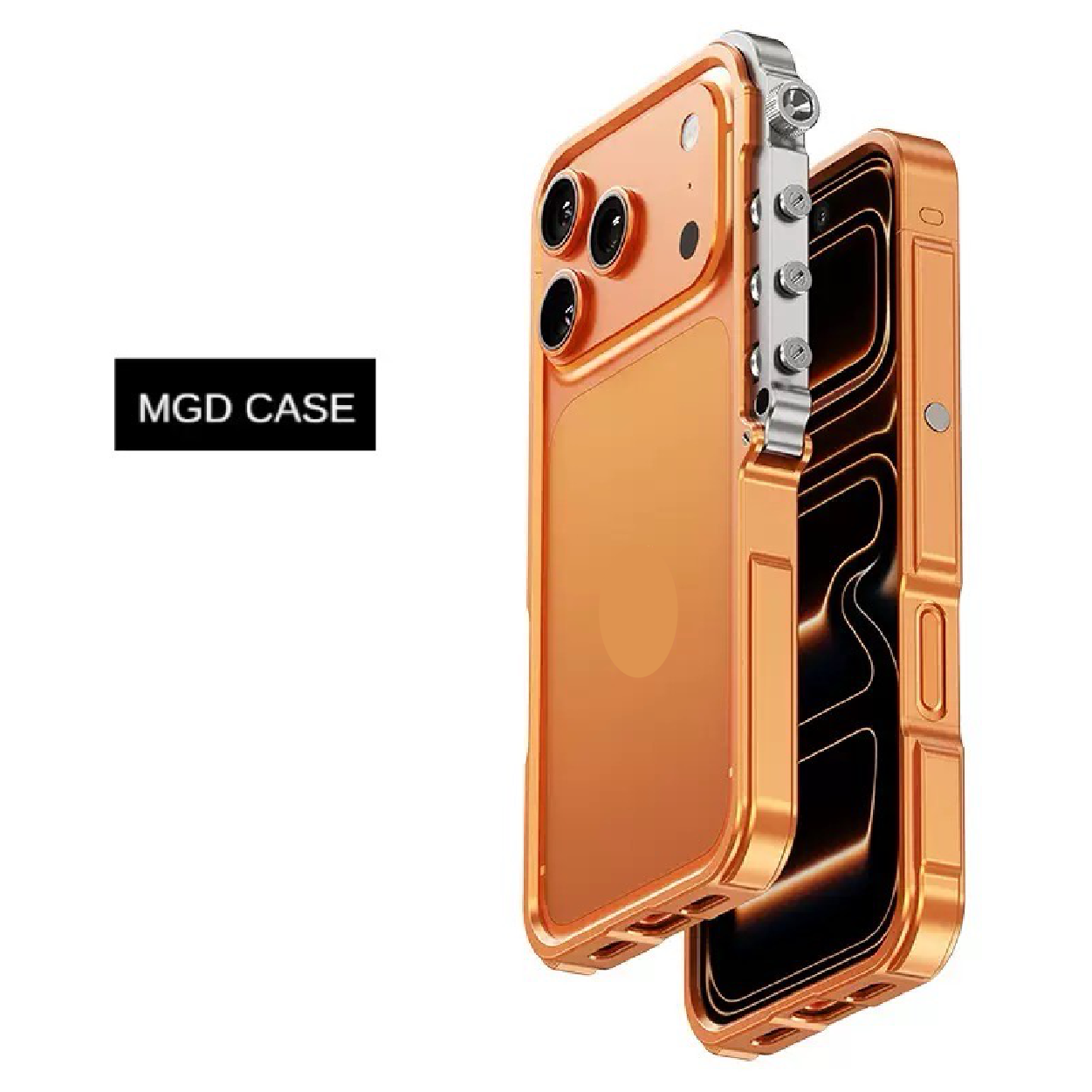 Punk Style Mechanical Arm Metal Phone Case