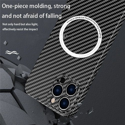 NEW Carbon Fiber Magnetic Phone Case