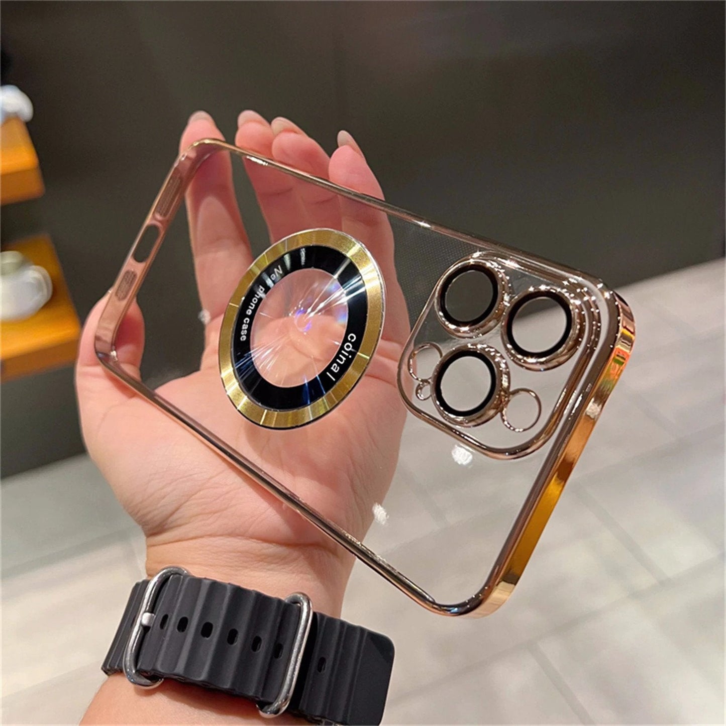 Transparent Magnetic iPhone Case-50% Off