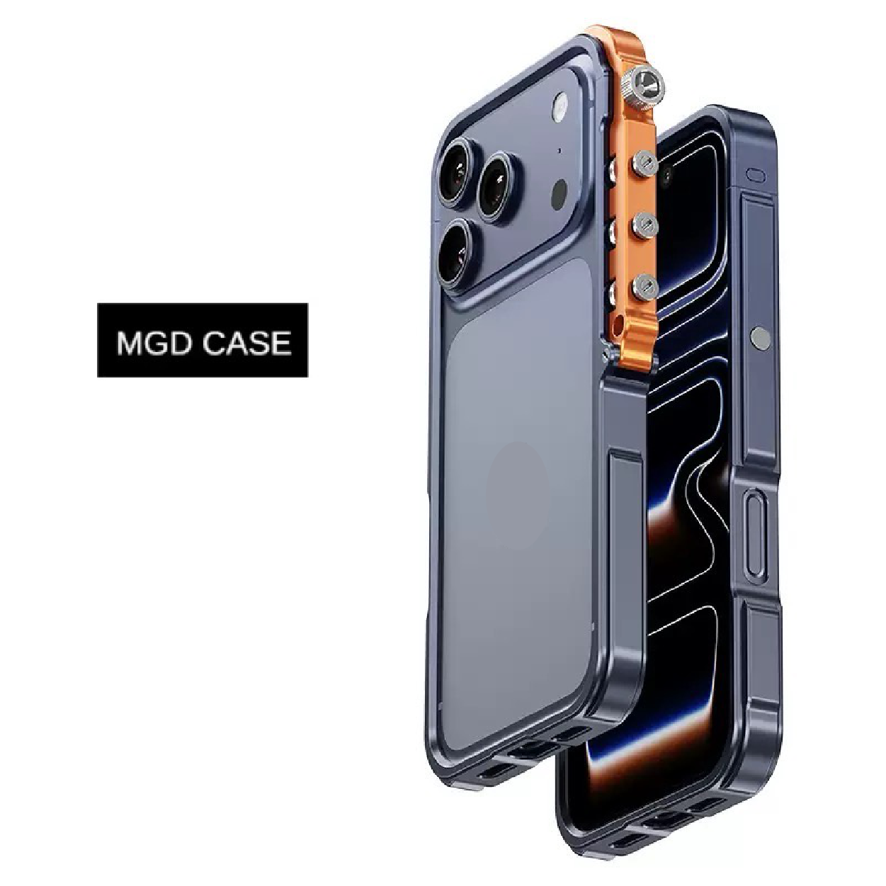 Punk Style Mechanical Arm Metal Phone Case