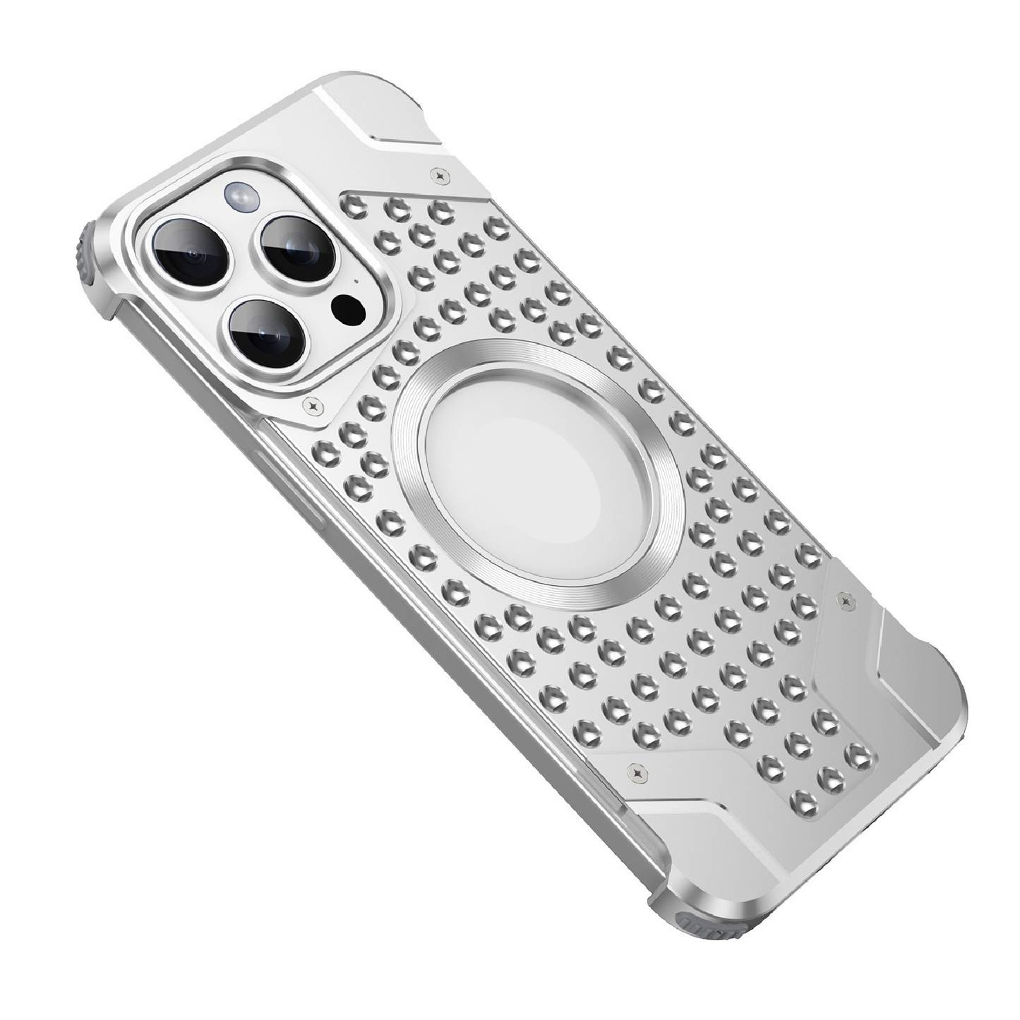 Metal Magnetic Frameless Armor Phone Case