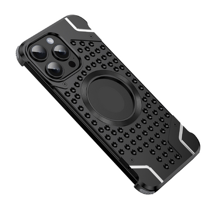 Metal Magnetic Frameless Armor Phone Case