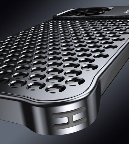 New Metal Hollow Heat Dissipation Bracket Phone Case