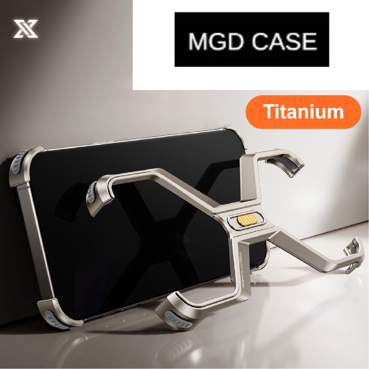 Personalized X Metal Anti-fall Phone Case