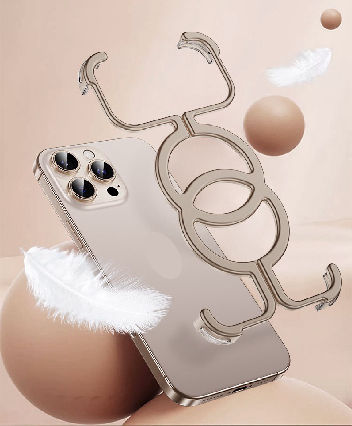 Personalized Chanel Magnetic Metal Mobile Phone Case