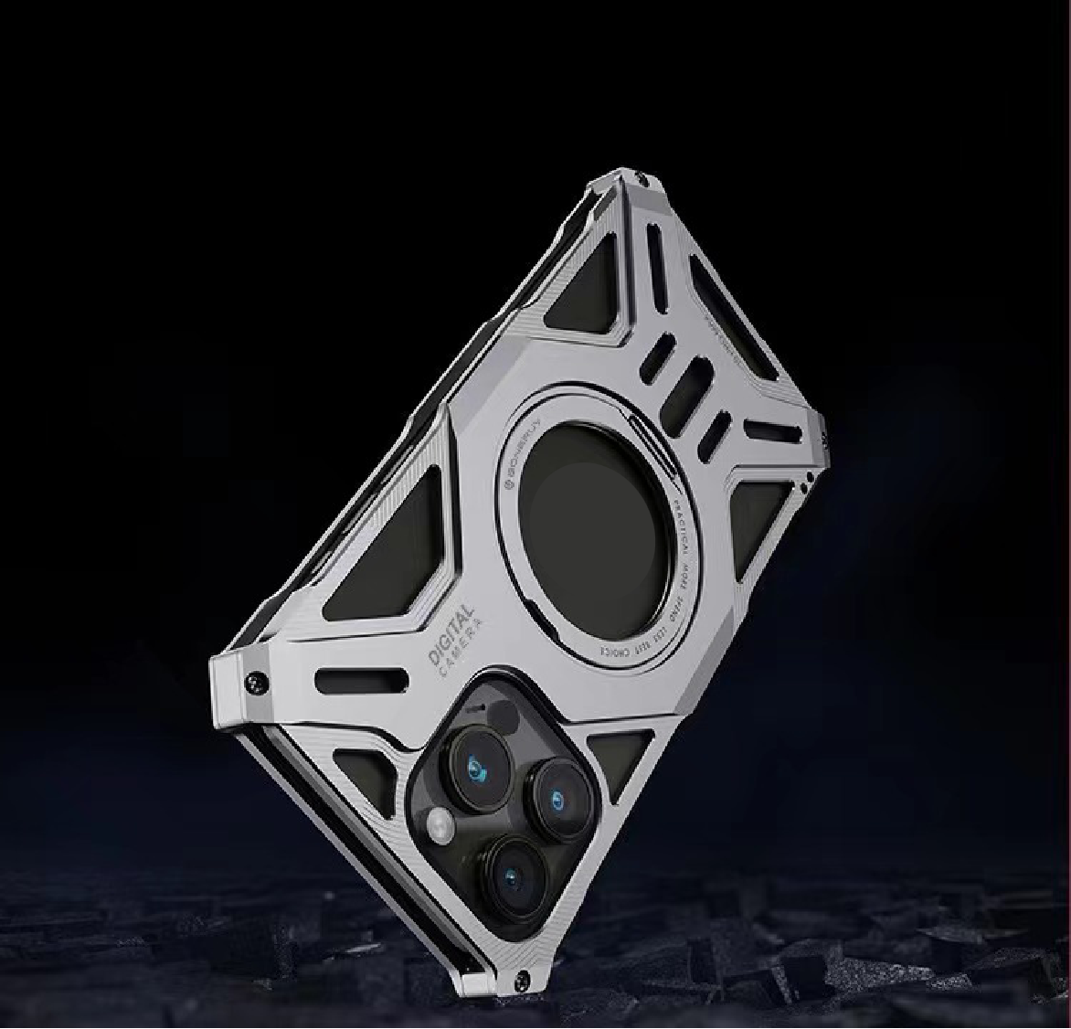 Aluminum Alloy Magnetic Frameless Phone Case