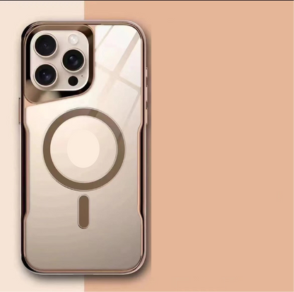 New Small Waist Transparent Magnetic Phone Case