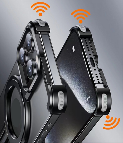 π-shaped Metal Magnetic Mobile Phone Case