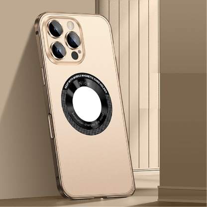 Metal Frame Hollow Magnetic Mobile Phone Case