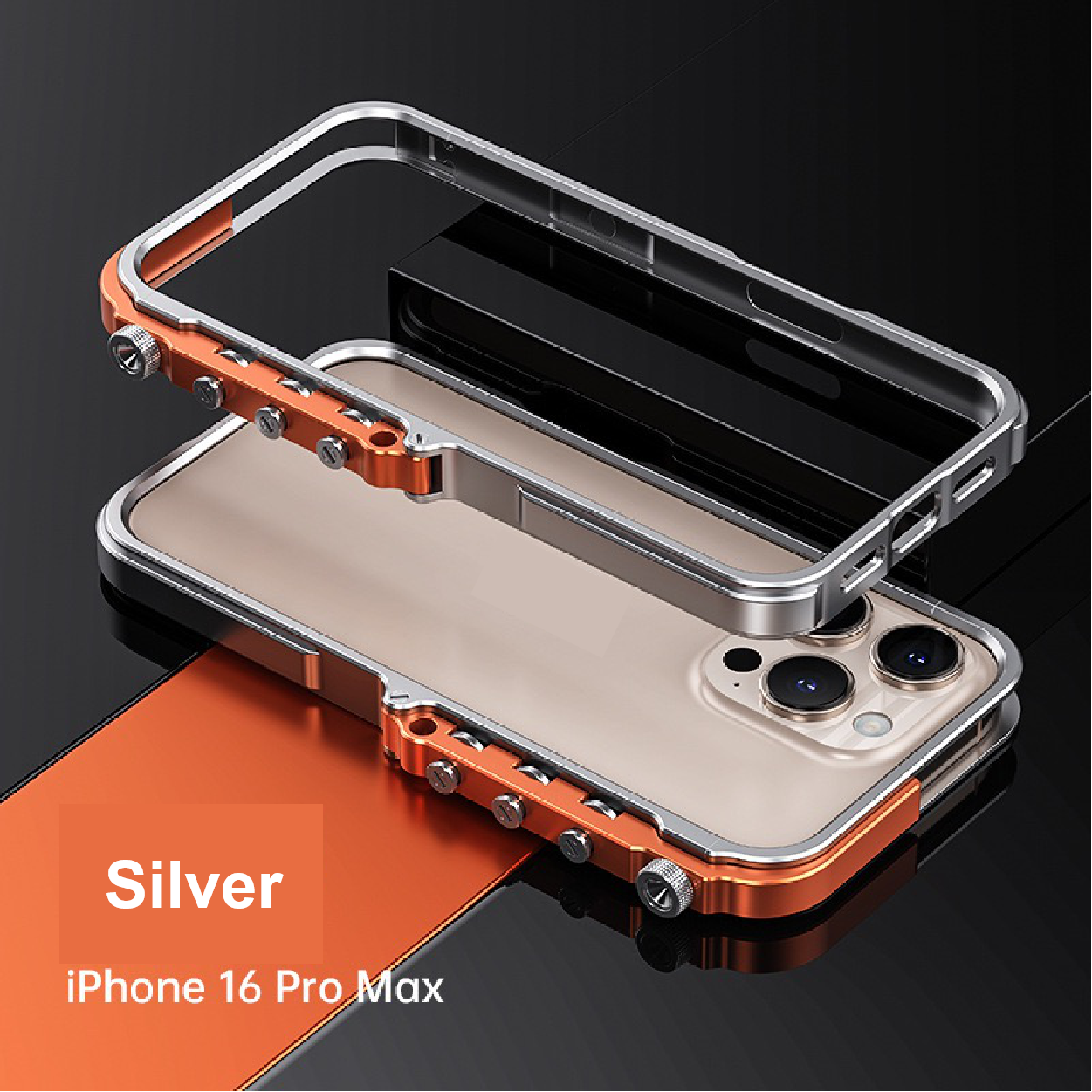 Punk Style Mechanical Arm Metal Phone Case