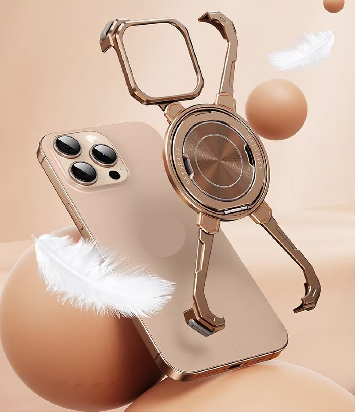 Magic Claw Rotating Bracket Anti-fall Magnetic Phone Case