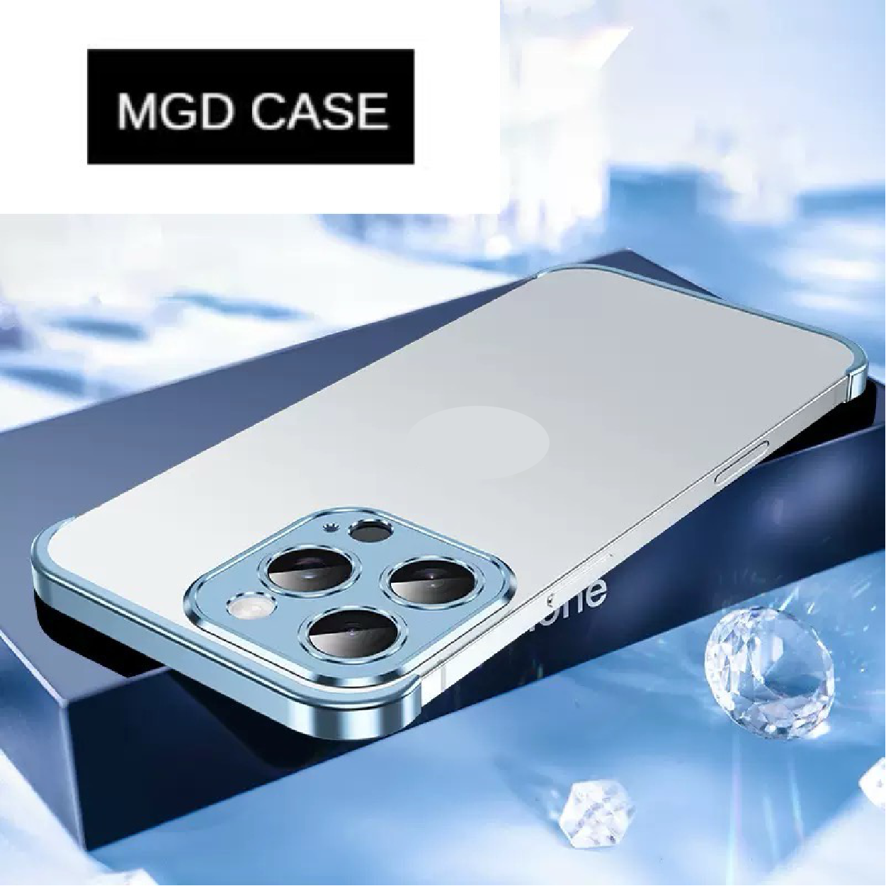 Customized Metal Frameless Lens Protection Phone Case