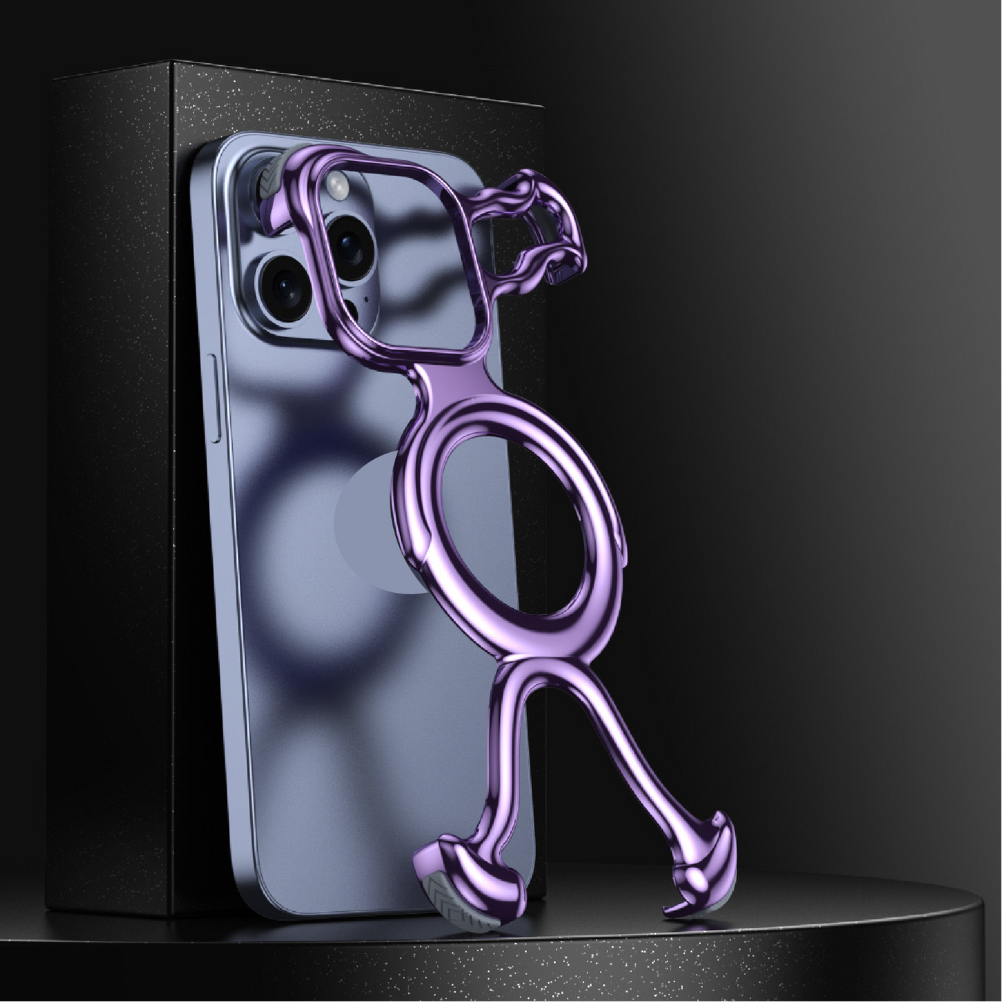 Special Shaped Liquid Metal Magnetic Phone Case